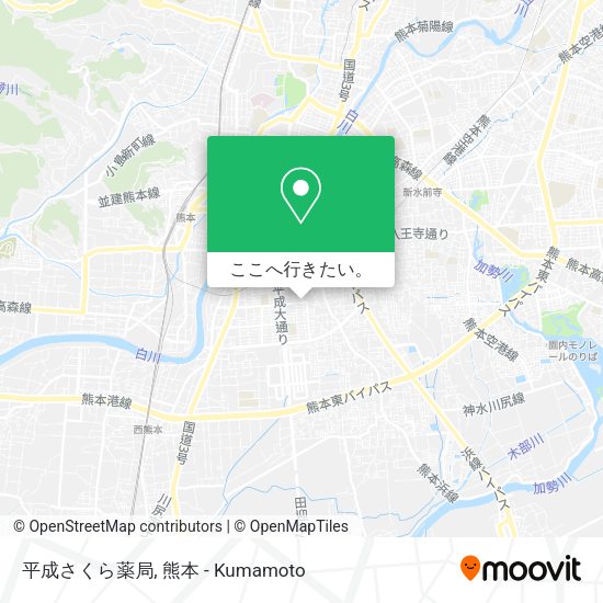平成さくら薬局地図