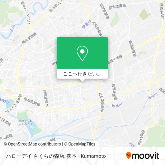 ハローデイ さくらの森店地図