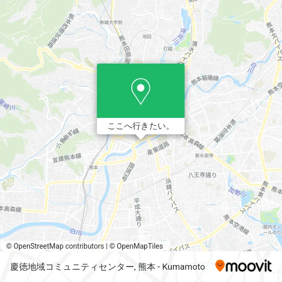 慶徳地域コミュニティセンター地図