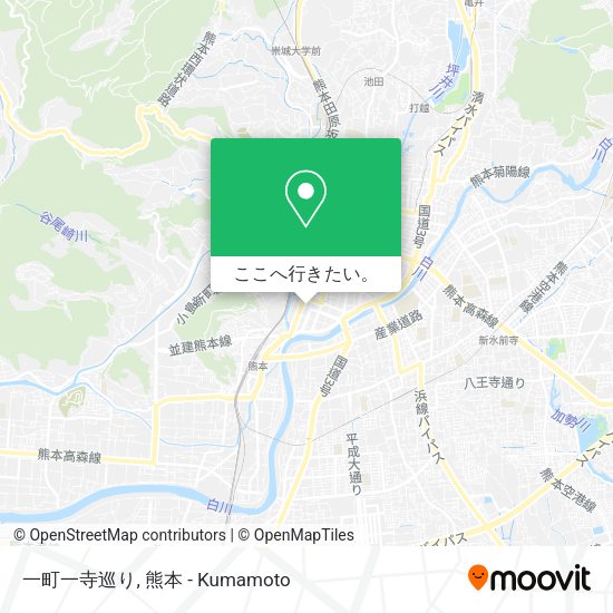 一町一寺巡り地図