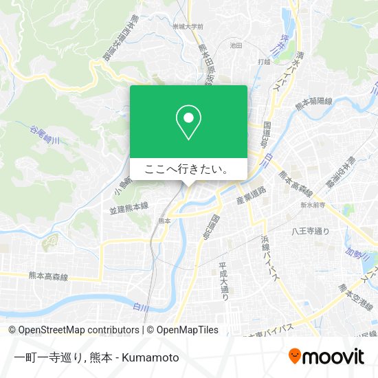 一町一寺巡り地図