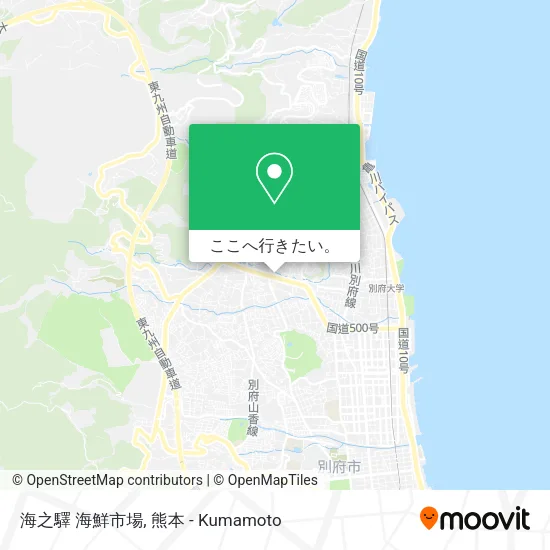 海之驛 海鮮市場地図