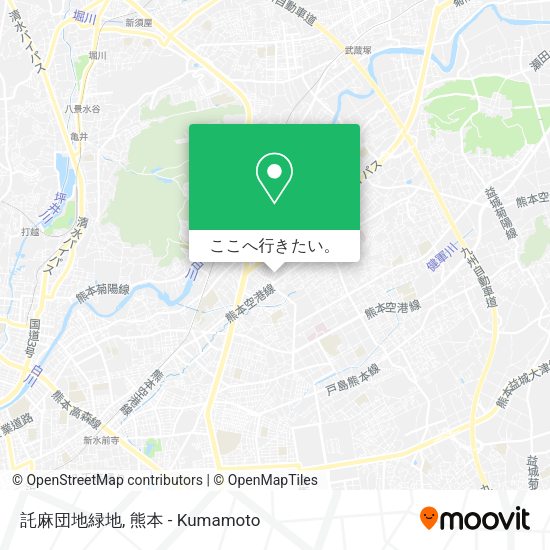 託麻団地緑地地図