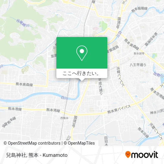 兒島神社地図