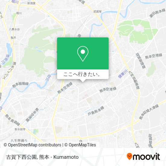 古賀下西公園地図