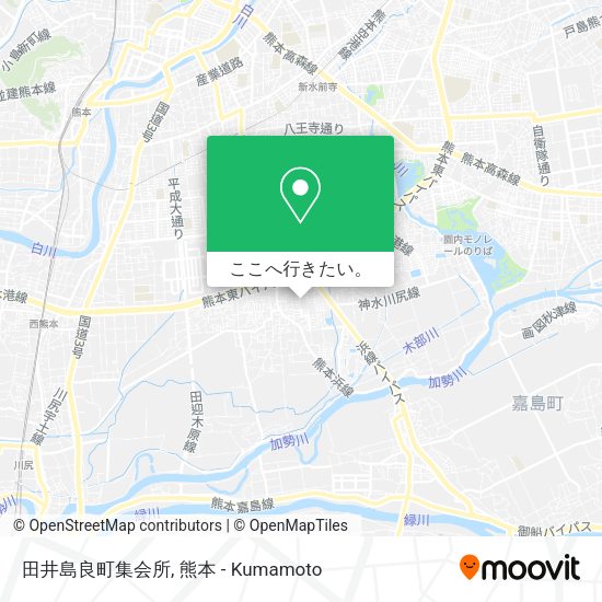 田井島良町集会所地図