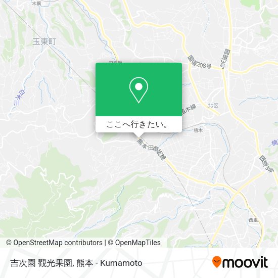吉次園 觀光果園地図