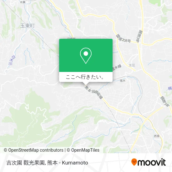吉次園 觀光果園地図