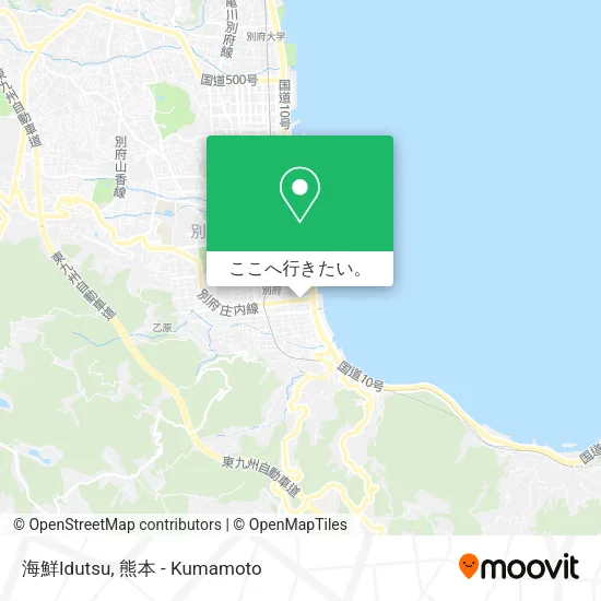 海鮮Idutsu地図