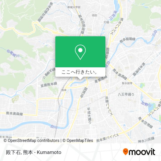 殿下石地図