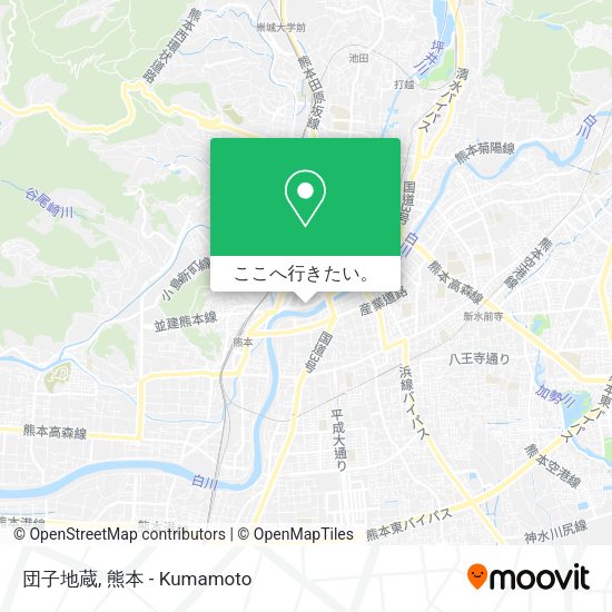 団子地蔵地図