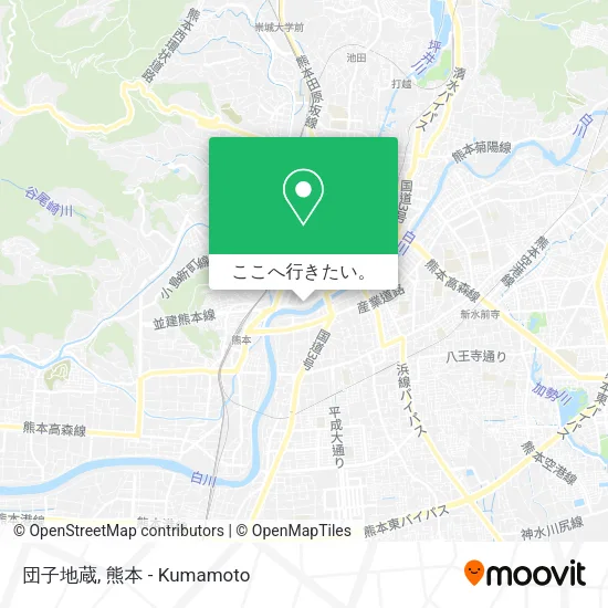 団子地蔵地図