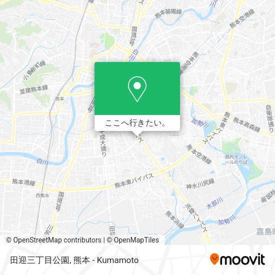田迎三丁目公園地図