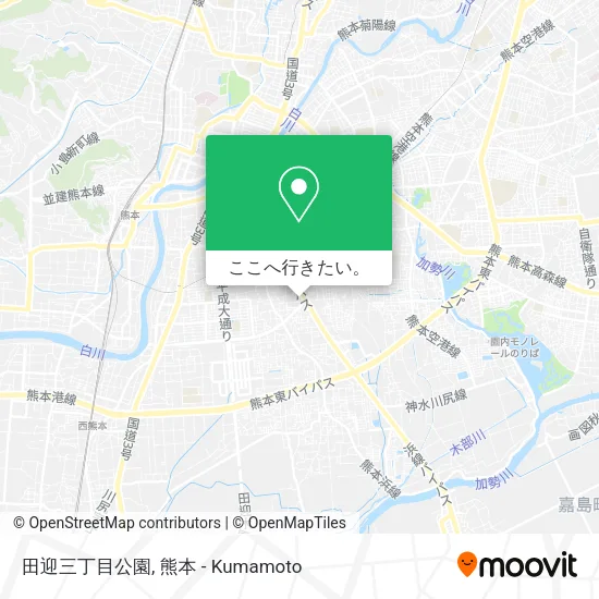 田迎三丁目公園地図