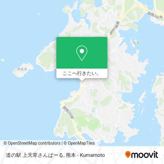 道の駅 上天草さんばーる地図
