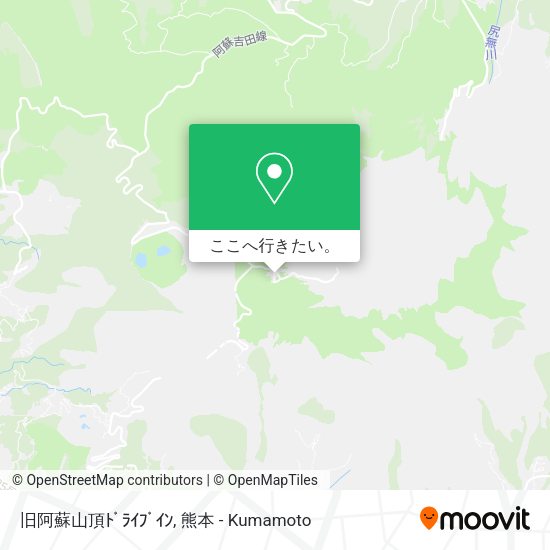 旧阿蘇山頂ﾄﾞﾗｲﾌﾞｲﾝ地図