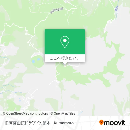 旧阿蘇山頂ﾄﾞﾗｲﾌﾞｲﾝ地図