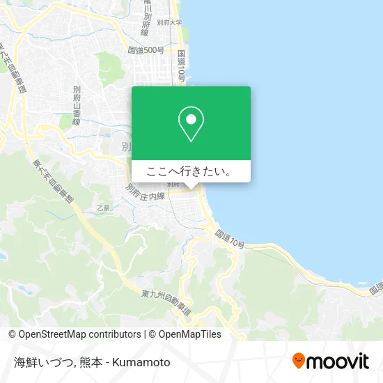 海鮮いづつ地図