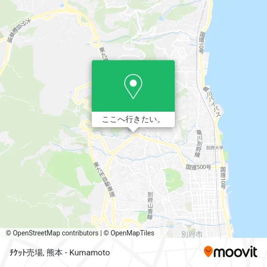 ﾁｹｯﾄ売場地図