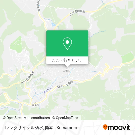 レンタサイクル菊水地図