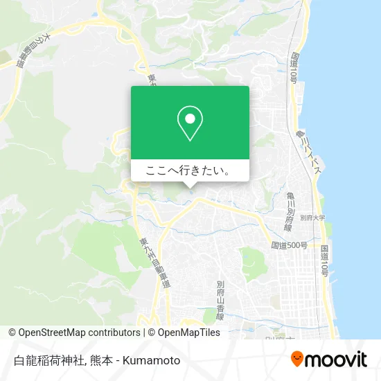 白龍稲荷神社地図