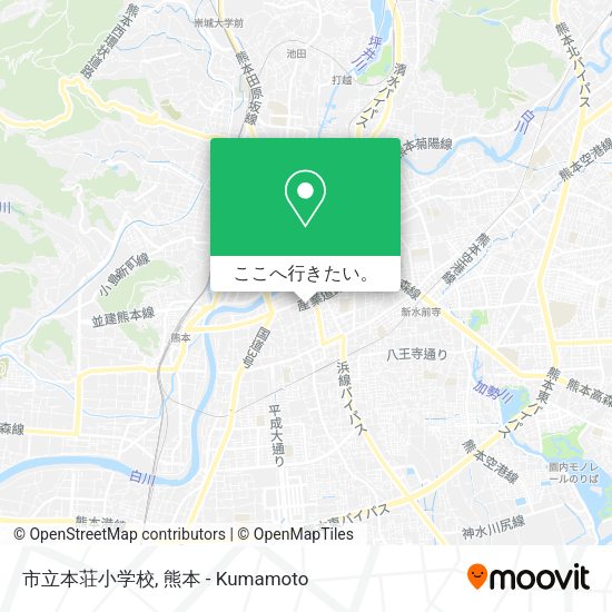 市立本荘小学校地図