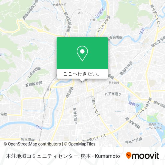 本荘地域コミュニティセンター地図