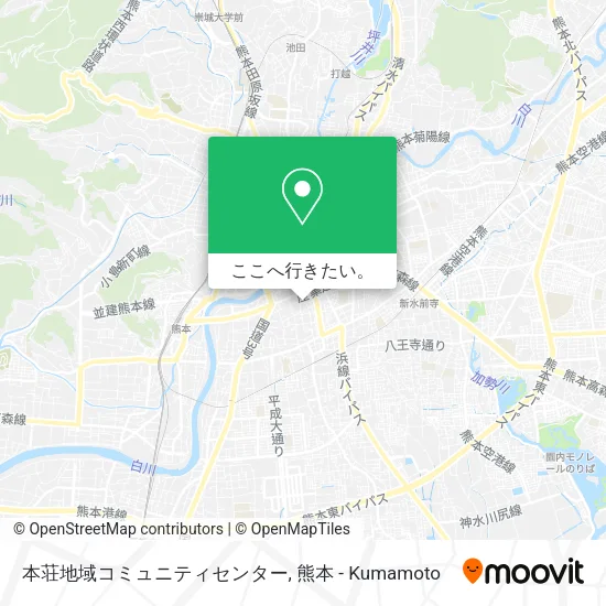 本荘地域コミュニティセンター地図