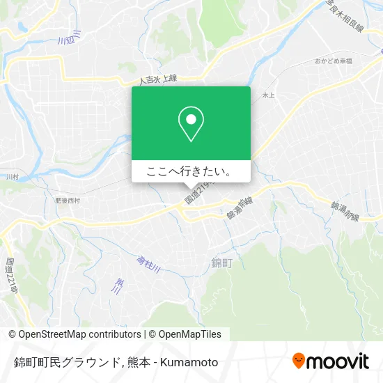 錦町町民グラウンド地図