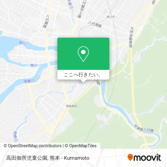 高田御所児童公園地図