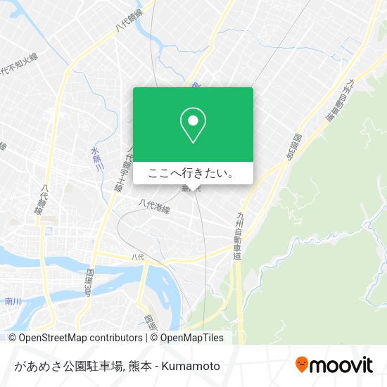 があめさ公園駐車場地図