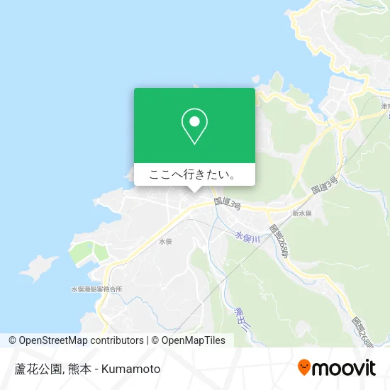 蘆花公園地図