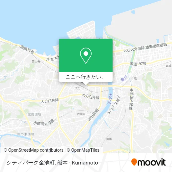 シティパーク金池町地図