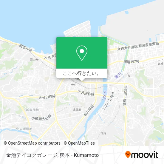 金池テイコクガレージ地図