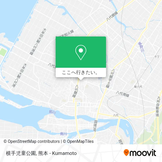 横手児童公園地図