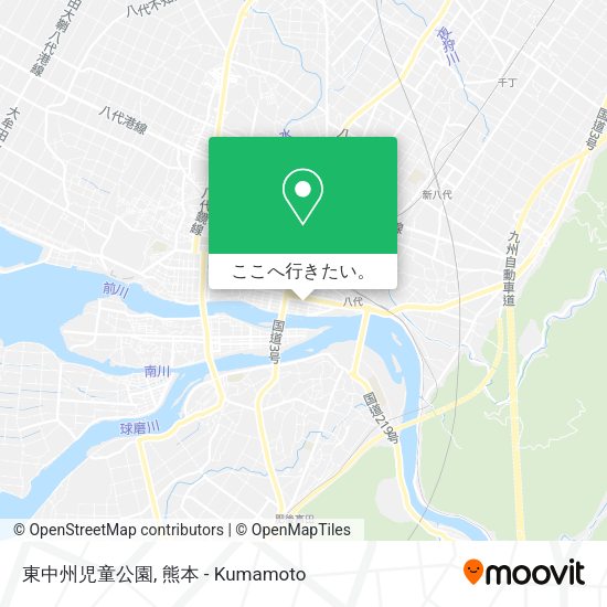 東中州児童公園地図