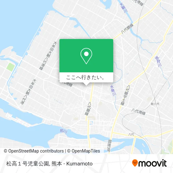 松高１号児童公園地図