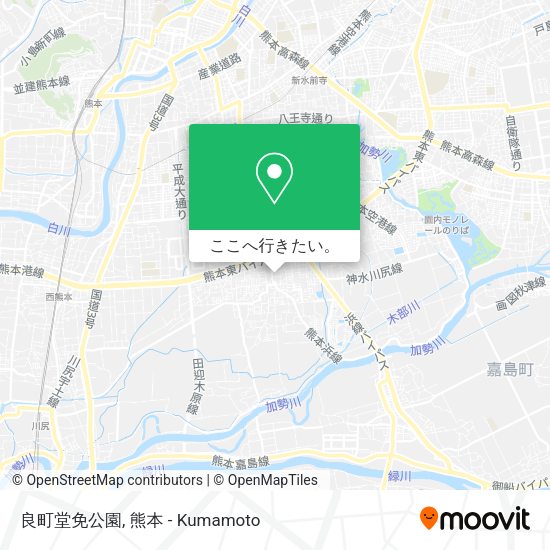 良町堂免公園地図