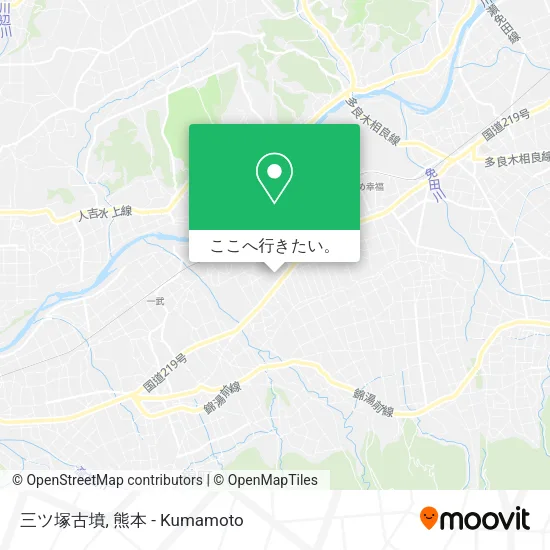 三ツ塚古墳地図