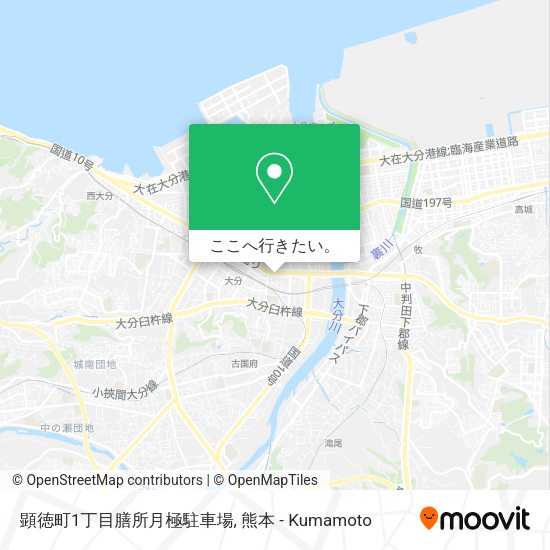 顕徳町1丁目膳所月極駐車場地図