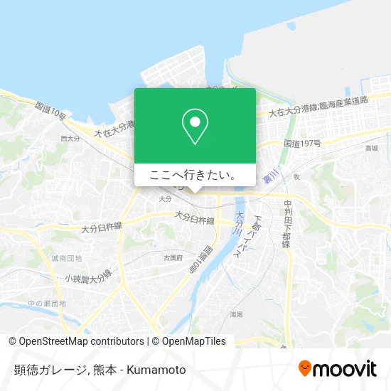 顕徳ガレージ地図