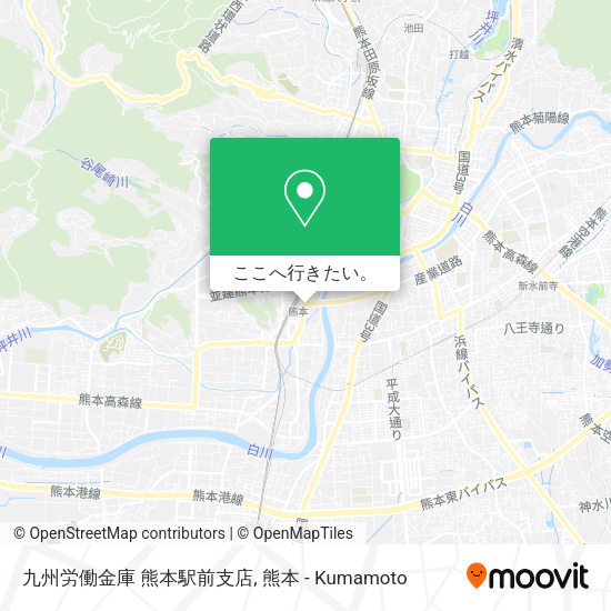 九州労働金庫 熊本駅前支店地図