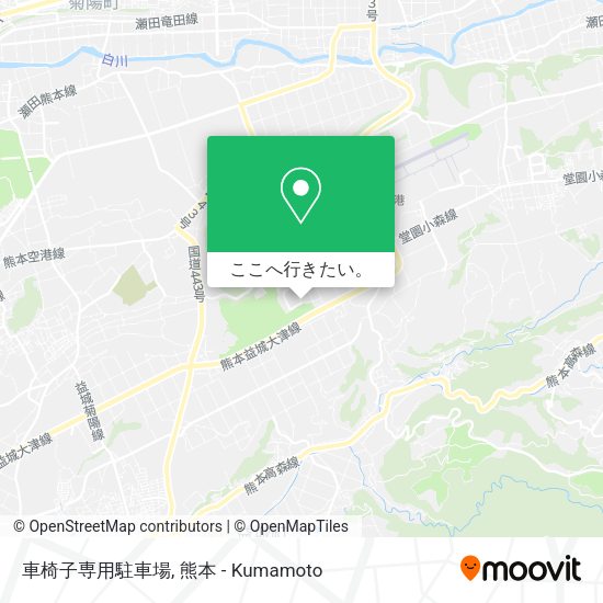 車椅子専用駐車場地図