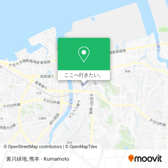 裏川緑地地図