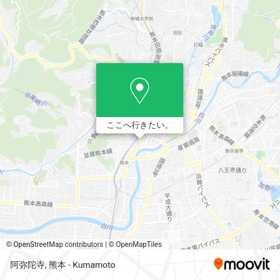 阿弥陀寺地図