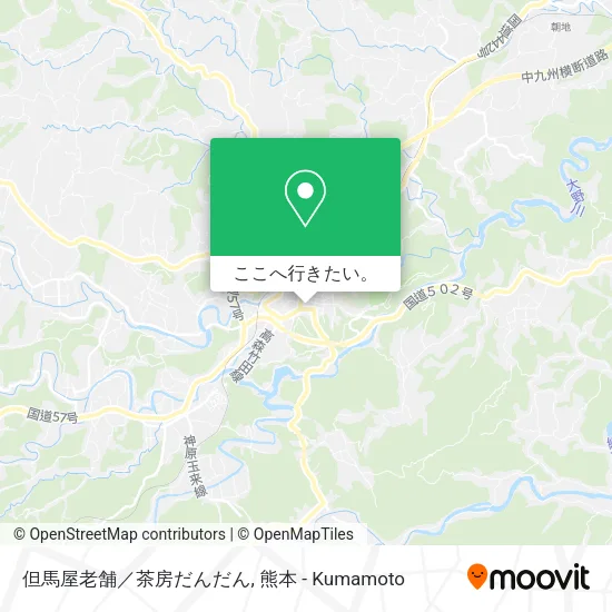 但馬屋老舗／茶房だんだん地図