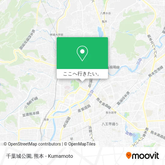 千葉城公園地図