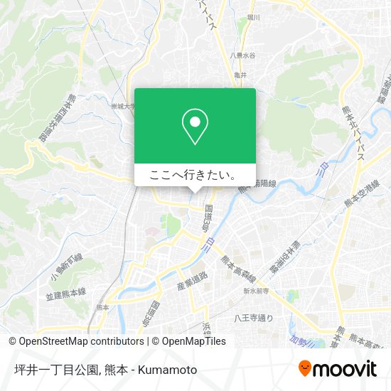 坪井一丁目公園地図