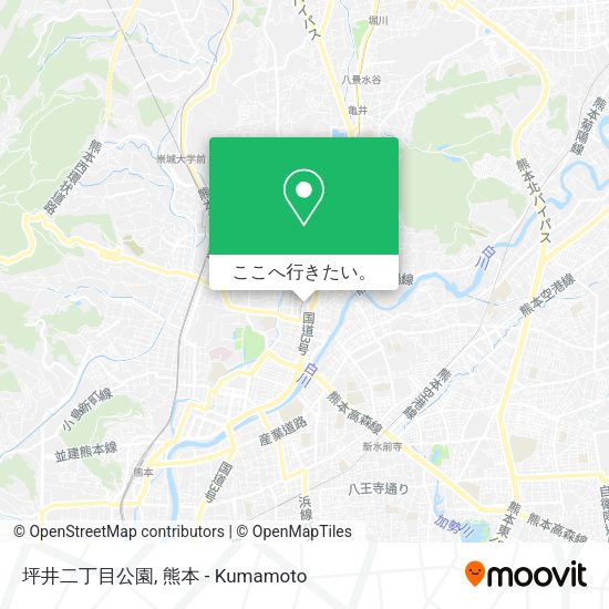 坪井二丁目公園地図