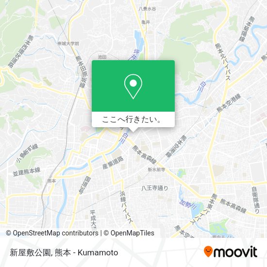 新屋敷公園地図